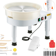 Professional Pottery Kit with Foot Pedal Detachable Basin DIY Art Clay P... - $372.69