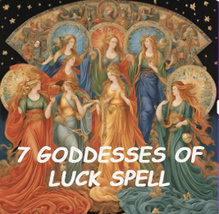 100 -1000x COVEN SEVEN GODDESS OF LUCK AND FORTUNE SCHOLARS HIGH MAGICK  image 2