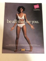 2000 Hanes Her Way Cotton Stretch Vintage Print Ad pa28 - £6.25 GBP