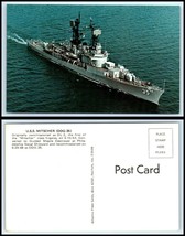 MILITARY Ship Postcard - USS Mitsher - DDG-35 R4 - $2.96