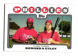 2008 Topps #98 Ryan Howard/Chase Utley SN2008 Philadelphia Phillies - £2.38 GBP