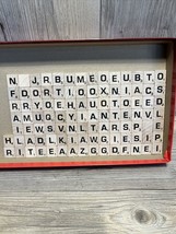 100 Wood Scrabble Tiles Letters Selchow Righter Crafts Crafting With clo... - $11.26