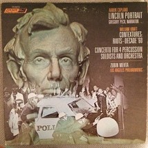 Lincoln Portrait: Gregory Peck ( Signed ) - Audio/Spoken Vinyl LP  - $375.80