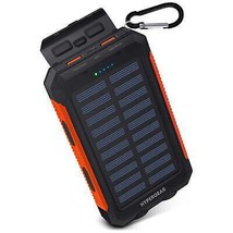 HyperGear 10000mAh Solar Power Bank with LED Flashlight and Compass - $57.95