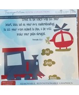ScriptureArt Kids Wall Decals ~ Trains Planes Dump Trucks ~ TRUST IN THE... - $20.46 CAD