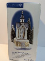 Dept 56 Snow Village &quot;Holy Spirit Baptistery Music Box&quot; #56.55022 Retired - $655.27 MXN