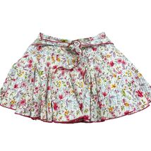 Sarah Louise Girls Floral Pleated Skirt 4 Yrs Cotton Blend England - $19.20