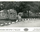 Vtg Postcard East Wareham MA Massachusetts Woodchips Tourist Court &amp; Res... - $3.91