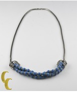 Giles &amp; Brother Garland Necklace Royal Turquoise &amp; Antique Silver MSRP - €108,14 EUR