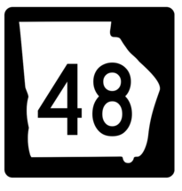 Georgia State Route 48 Sticker R3595 Highway Sign - $1.45+