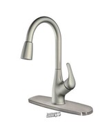 Aqua Plumb Satin Nickel Pull-Down/Single Handle Kitchen Sink Faucet - $2,180.99 MXN