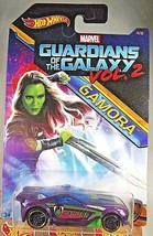 2017 Hot Wheels Marvel 4/8 Guardians of the Galaxy Vol 2/Gamora SCORCHER Purple - £7.23 GBP
