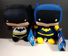 Justice League Chibi Set of 2 Super Hero Stuffed Doll BatGirl 7” Plush DC Comics - £22.93 GBP