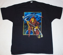 Grim Reaper Skeleton with Scythe Size XL T-Shirt Body Graphics NEW UNWORN - £22.45 GBP