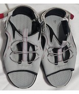 Lands End Hydro Quest Gray Slingback Sandals Kids Toddler Size 3M - €13,02 EUR