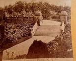 The Terrace Central Park New York NY NYC American Views Stereoview Photo - £9.89 GBP