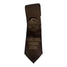 Duck Dynasty Men&#39;s 100% Polyester Family First Business Second Neck Tie - £18.43 GBP