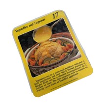 My Great Recipe Cards #17 Vegetables &amp; Legumes Garden Vintage 1980s Set 149 - £22.85 GBP