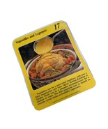 My Great Recipe Cards #17 Vegetables &amp; Legumes Garden Vintage 1980s Set 149 - £22.57 GBP