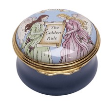 Halcyon Days Trinket Box The Golden Rule Do onto Others Mary Kay 2000 Millennium - £42.71 GBP