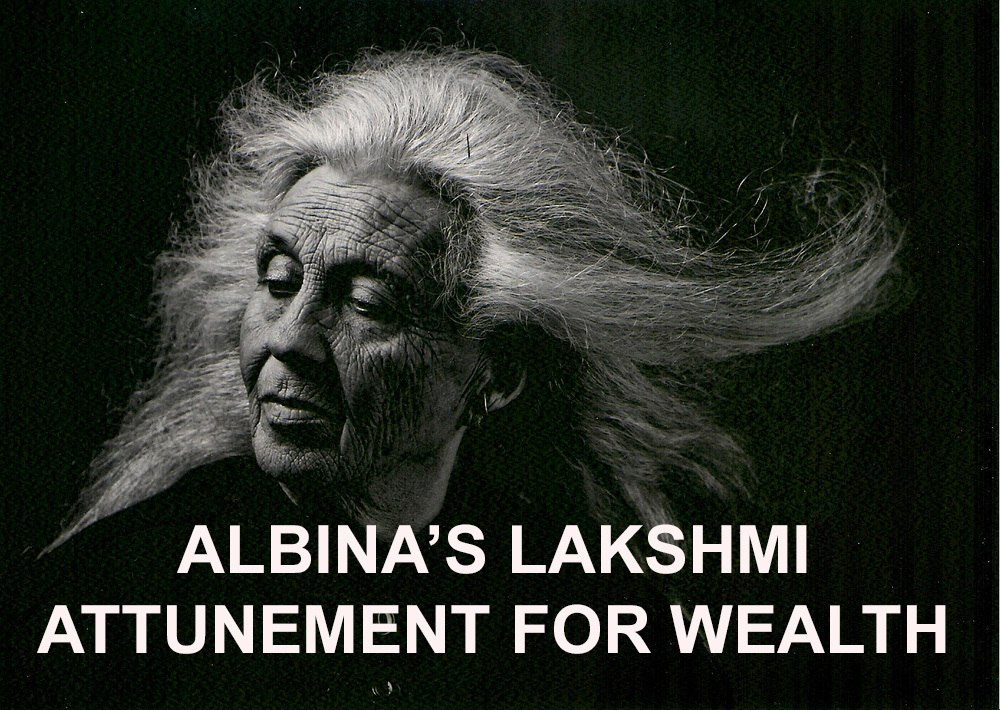 ALBINA'S LAKSHMI WEALTH ATTUNEMENT ENERGIES ALBINA 99 yr Witch REIKI MASTER - $79.77