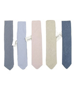 BRAND NEW! Handsome Neiman Marcus Cotton Tie!   *Made in USA*   *4 Styles* - €34,32 EUR