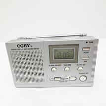 Coby CX53 Portable Digital Display Mini AM/FM/NOAA Radio - $13.49