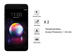 2 x Tempered Glass Screen Protector for LG Phoenix Plus X410AS - £7.87 GBP