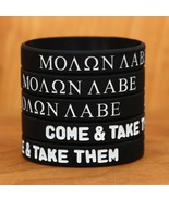 Molon Labe Come and Take Them Wristband Bracelet Set Wholesale Lot (2-10... - £4.65 GBP+