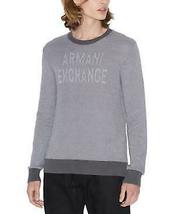 AX Armani Exchange Mens Textured Logo Sweater, Size Medium - £66.68 GBP