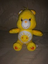 Care Bears Funshine Bear Plush 8&quot; Yellow Sun 2017 Age 2+ Stuffed Animal Sunshine - £15.50 GBP