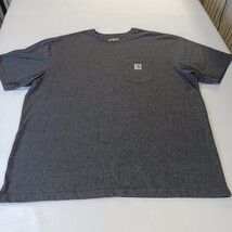Carhartt K87 CRH Men's Gray Cotton Blend Short Sleeve T-Shirt Size 2XL Chest 56" image 10