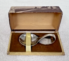 Vintage 3 Bears Baby Spoon w Original Gift Box Winthrop Silverplate - $337.14 MXN