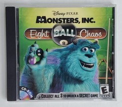 Monsters Inc Eight Ball Chaos Disney Pixar Windows 95/98/Me CD-Rom Game - $9.53