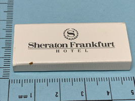 Vintage Matchbox Sheraton Frankfurt Hotel Conference Center Germany gmg unstruck - £9.56 GBP