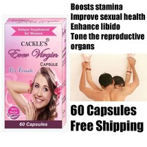 Cackle&#39;s Ever Virgin Capsule For Women Sexual Health 60 Capsules Free Shipping - $65.55