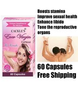 Cackle&#39;s Ever Virgin Capsule For Women Sexual Health 60 Capsules Free Sh... - £49.66 GBP