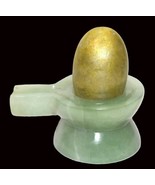 Siddha Paradeshwar Shivalingam With Green Jade Yoni Base - $17,536.99 MXN