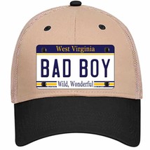 Bad Boy West Virginia Novelty Khaki Mesh License Plate Hat - £23.17 GBP