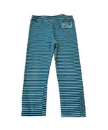 Blue 2-Tone Striped Cropped Leggings Naartjie Kids Girls Vintage XL 8 Years - $264.15 MXN
