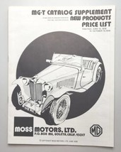 1978 Moss Motors Mg Tc Td Tf  June Parts Catalog M513 - £10.22 GBP