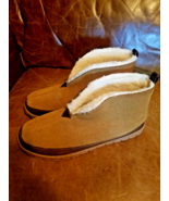EDDIE BAUER Men&#39;s Shearling Boot Slippers size 11 - $115.45 CAD