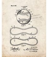 Baseball Patent Print - Old Look - $9.95+