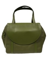 KATE SPADE SATURDAY HALF CIRCLE GREEN LEATHER SATCHEL - £93.40 GBP