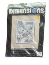 HTF Dimensions counted cross stitch kit North American Beauties - $8.00
