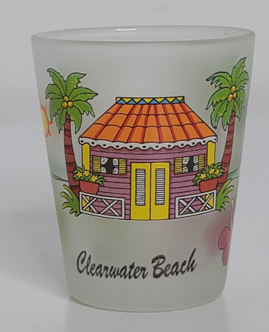 Primary image for Clearwater Beach Florida Palm Trees Travel Shot Glass Bar Souvenir Shotglass