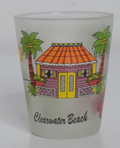 Clearwater Beach Florida Palm Trees Travel Shot Glass Bar Souvenir Shotg... - $5.99