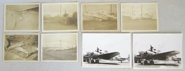 8 Original WWII Era Photos of Airplanes &amp; Plane Crashes 311th Air Division RARE - £27.68 GBP