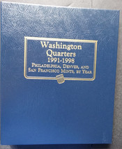 Whitman Washington Quarter 1991-1998 P,D and San Fran Coin Album Book #9123 - $29.95