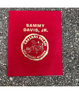 Sammy Davis Jr 1970s Caesars Palace Las Vegas Table Program Card Red Velvet - £10.65 GBP
